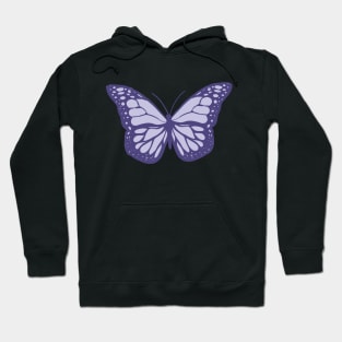 Purple Butterfly Hoodie